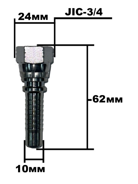 Фитинг JIC 3.4- 4213-12-06